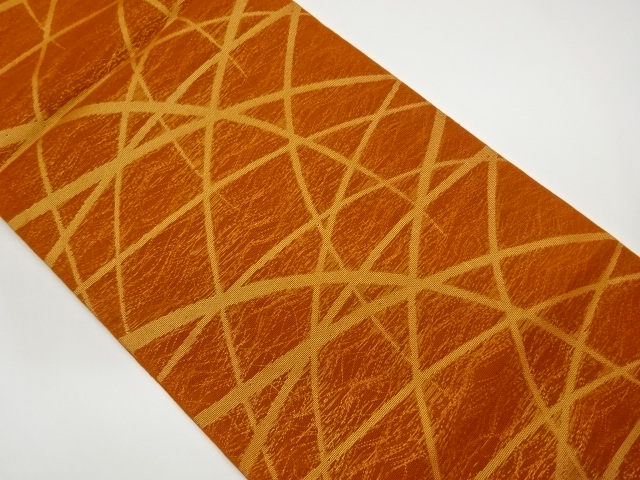 JAPANESE FUKURO OBI FOR SUMMER / WOVEN ABSTRACT